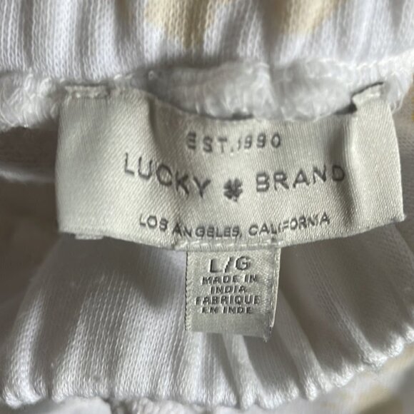 Lucky Brand Daisy Print Joggers - Picture 8 of 10